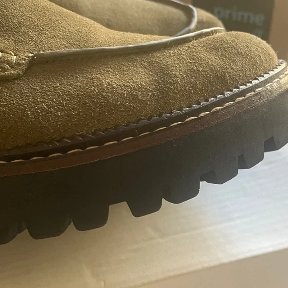 Nordstrom Caslon Olive Suede Women's Loafers - Picture 13 of 13